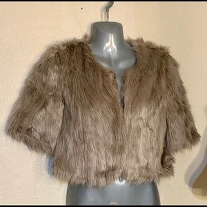 BCBG Faux Fur Jacket